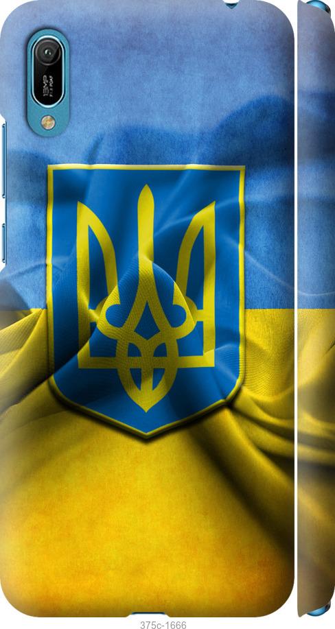 

Чехол на Huawei Y6 2019 Флаг и герб Украины 1