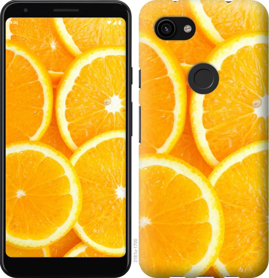 

Чохол на Google Pixel 3a часточки апельсина