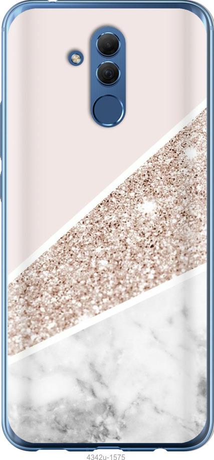

Чехол на Huawei Mate 20 Lite Пастельный мрамор
