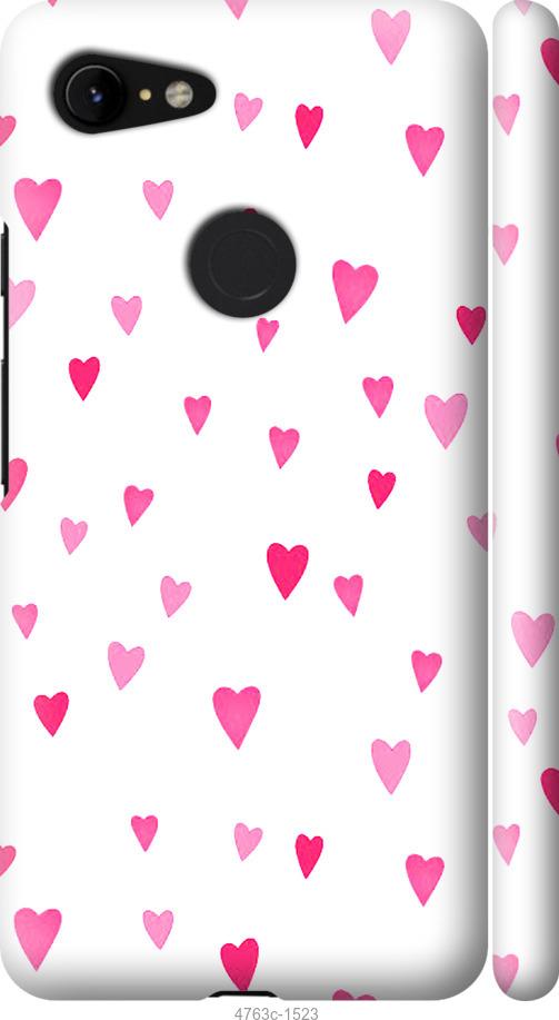 

Чехол на Google Pixel 3 XL Сердечки 2