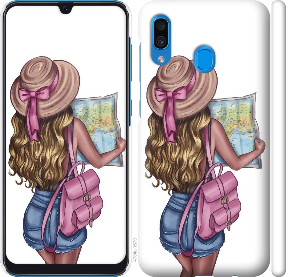 

Чохол на Samsung Galaxy A20 2019 A205F Дівчина з картою