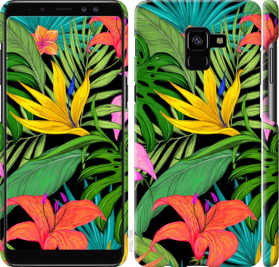 

Чохол на Samsung Galaxy A8 Plus 2018 A730F Тропічні листя 1