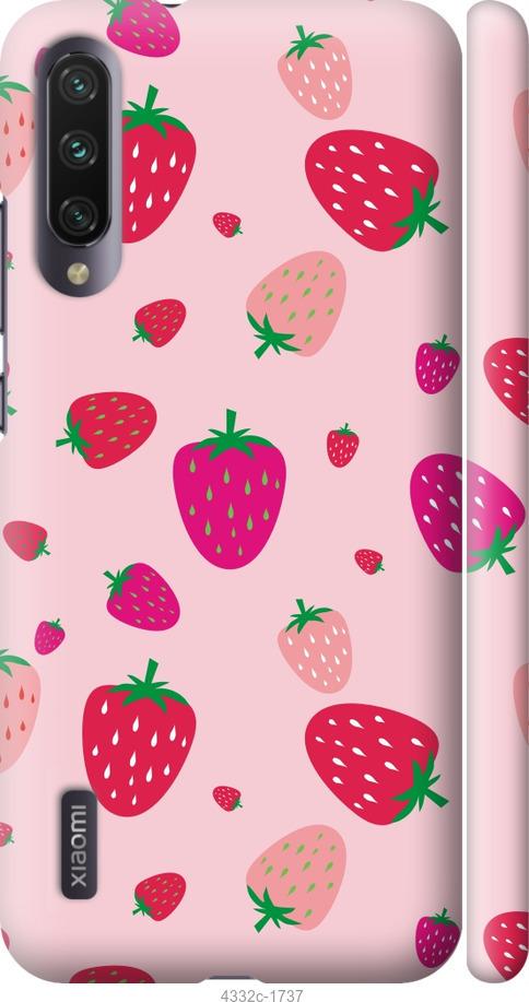 Чехол на Xiaomi Mi A3 Клубнички