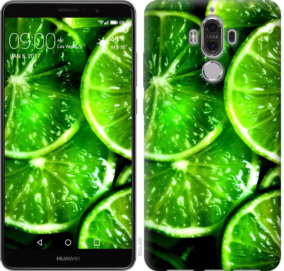 

Чохол на Huawei Mate 9 Зелені часточки лимона