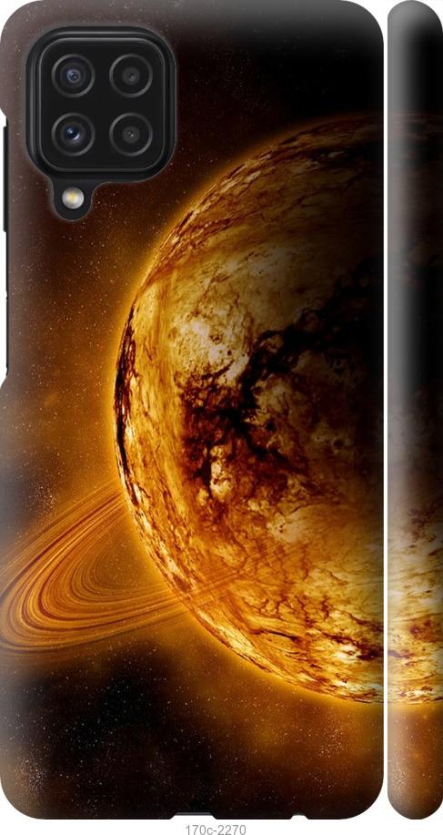 Чехол на Samsung Galaxy A22 A225F Жёлтый Сатурн