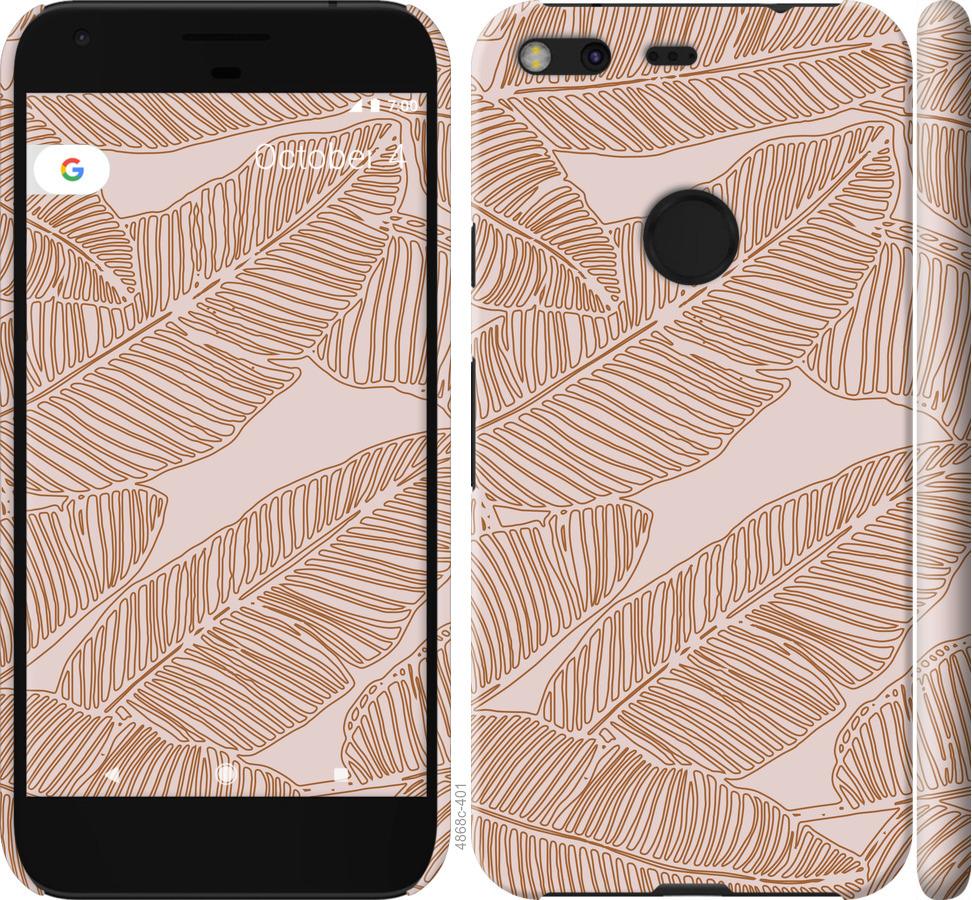 

Чехол на Google Pixel XL Листья банана