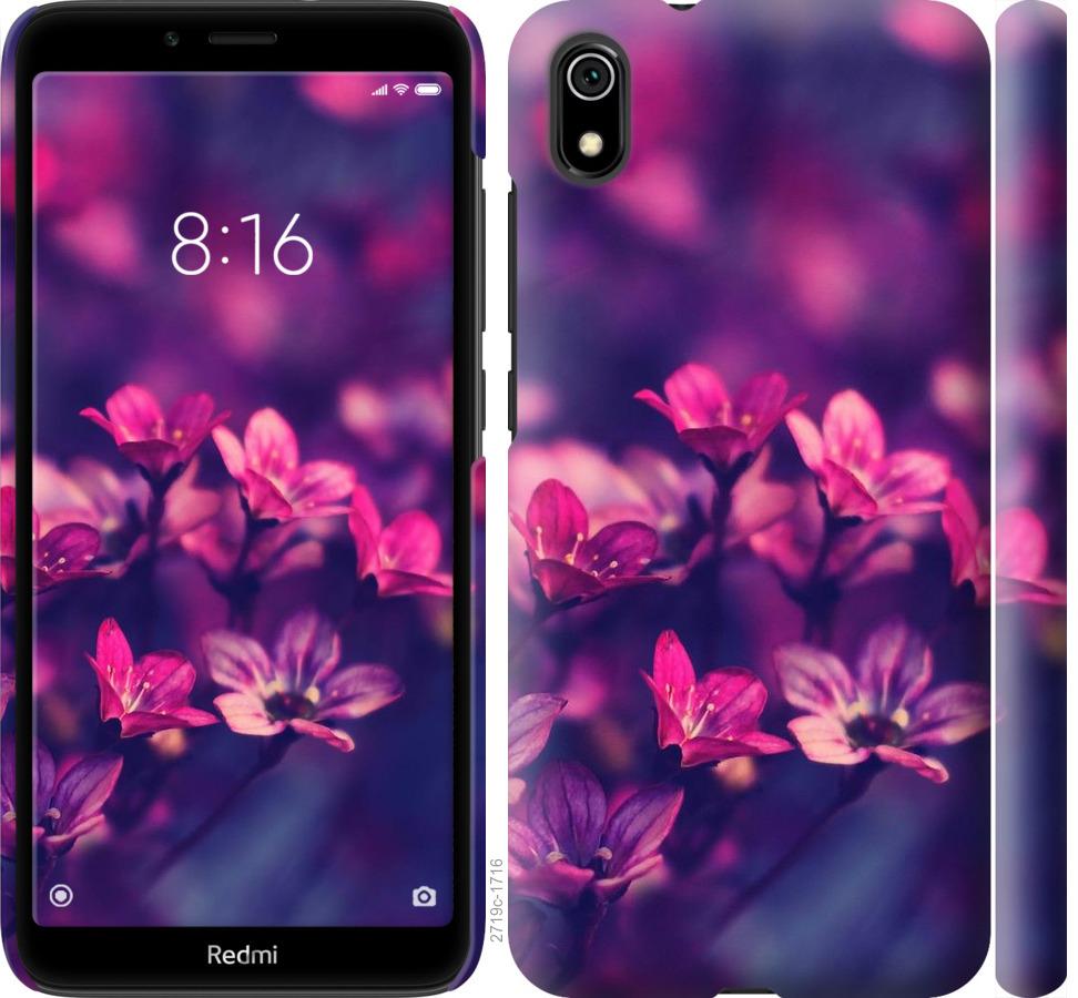 

Чохол на Xiaomi Redmi 7A Пурпурні квіти