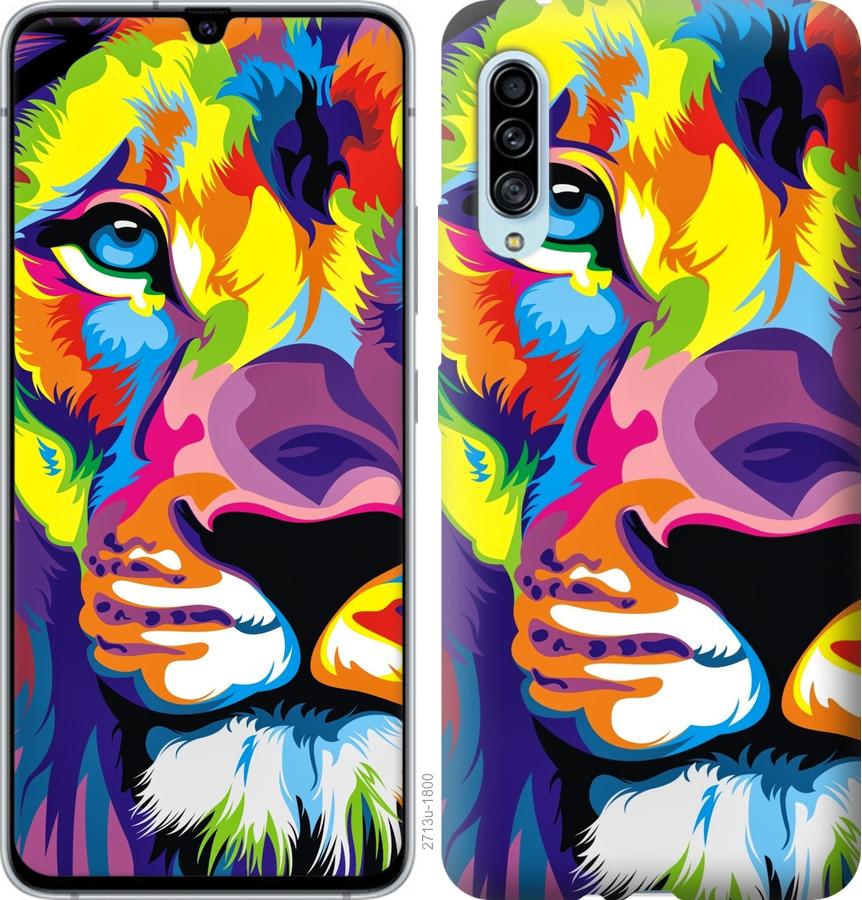 

Чохол на Samsung Galaxy A90 5G Різнобарвний лев