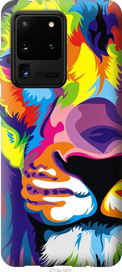 

Чохол на Samsung Galaxy Note 20 Ultra Різнобарвний лев