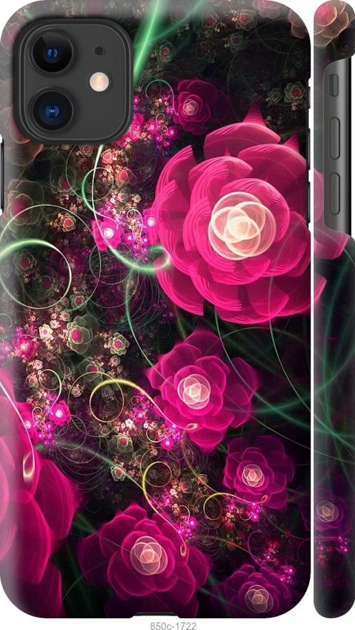 Чехол на iPhone 11 Абстрактные цветы 3