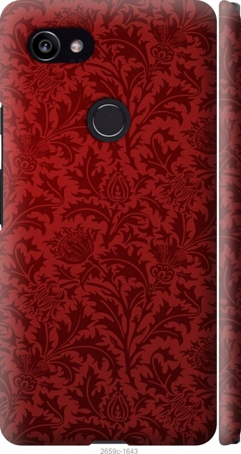 

Чехол на Google PixeL 2 XL Чехол цвета бордо