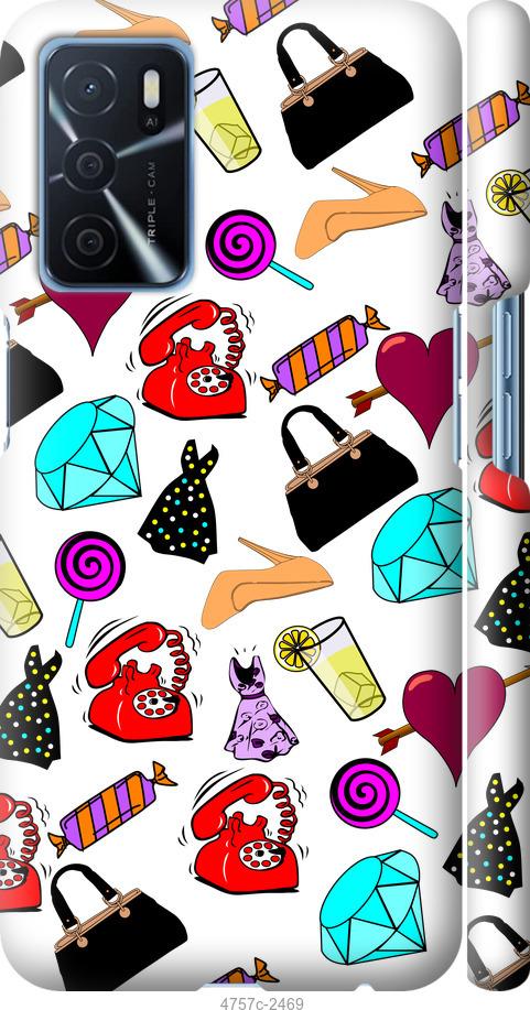 

Чохол на Oppo A16 stickers