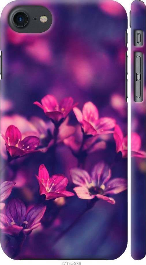 

Чехол на iPhone SE 2020 Пурпурные цветы