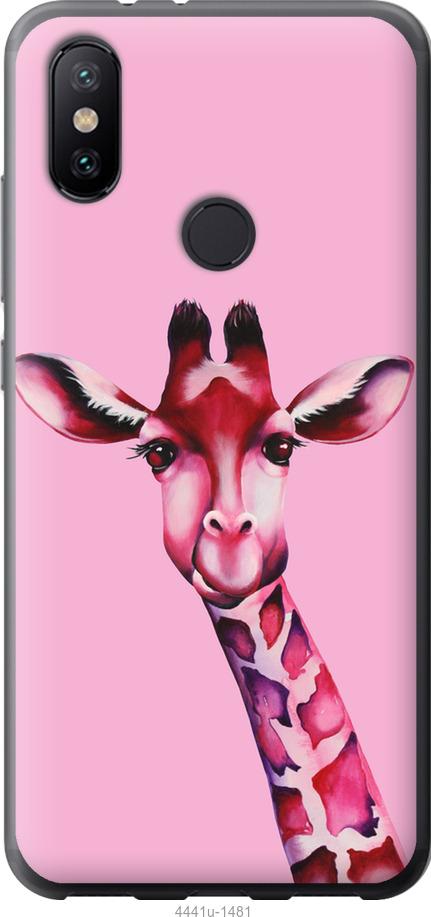 

Чохол на Xiaomi Mi Mix 3 Рожева жирафа