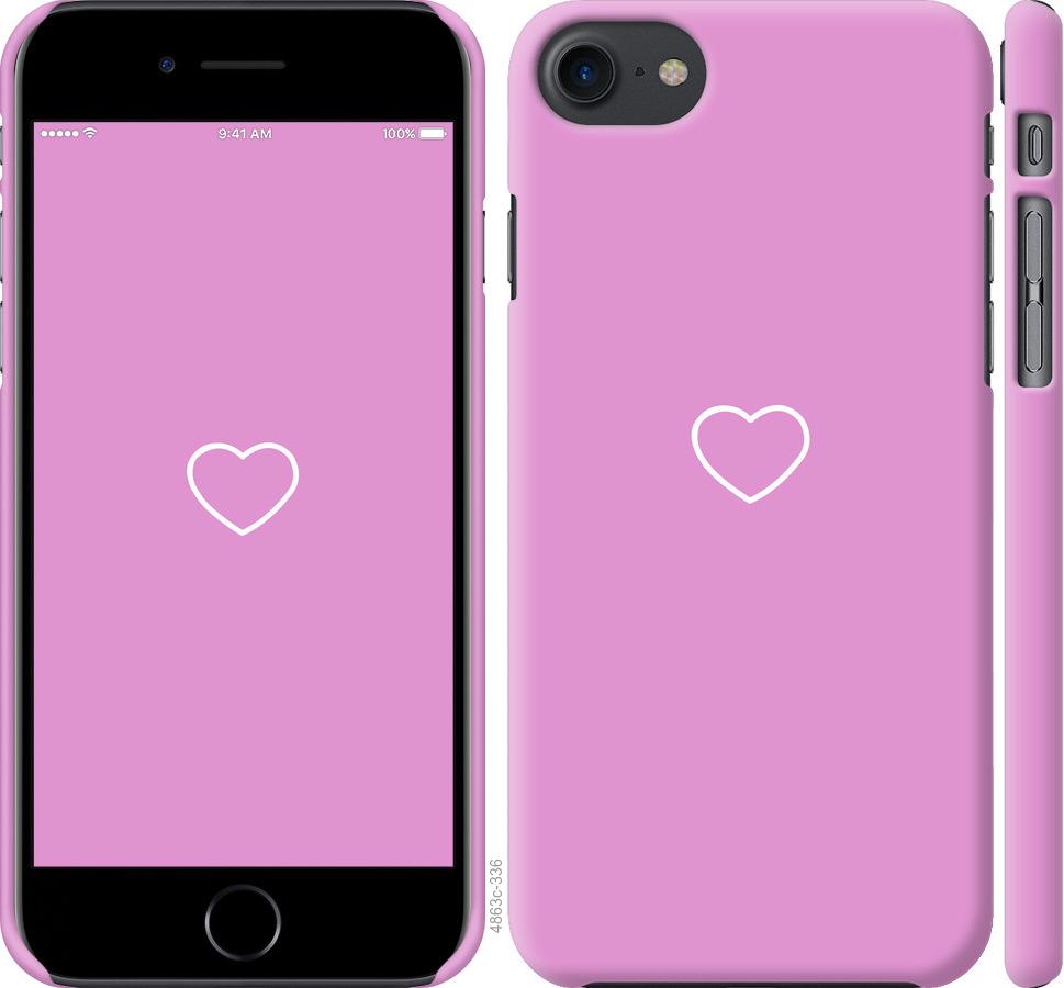 Чехол на iPhone 7 Сердце 2