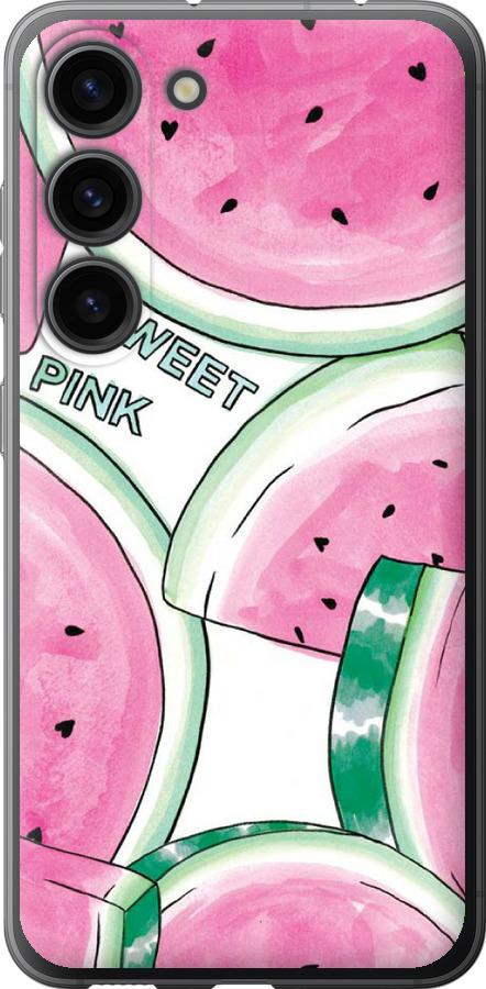 

Чехол на Samsung Galaxy S23 Розовый арбузик