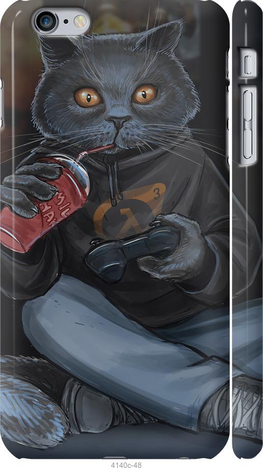 

Чехол на iPhone 6 Plus gamer cat