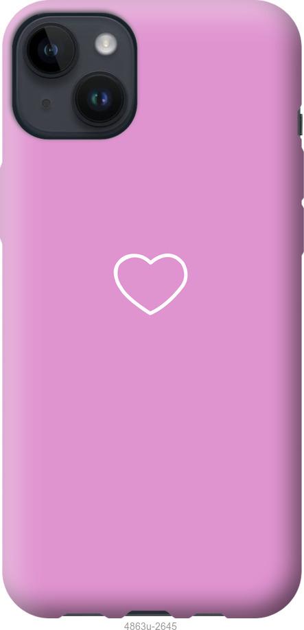 Чехол на iPhone 14 Plus Сердце 2