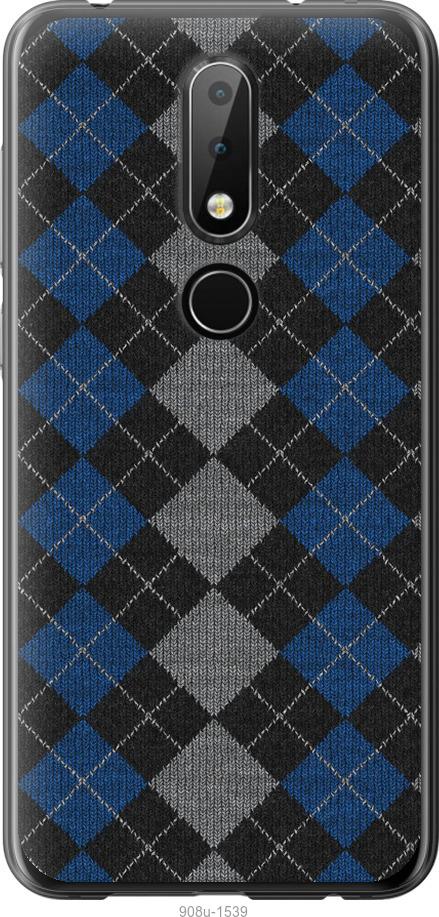 

Чехол на Nokia 6.1 Plus Вязаный узор