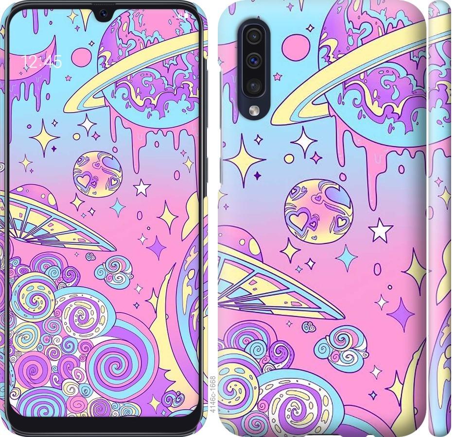 

Чохол на Samsung Galaxy A50 2019 A505F Рожева галактика