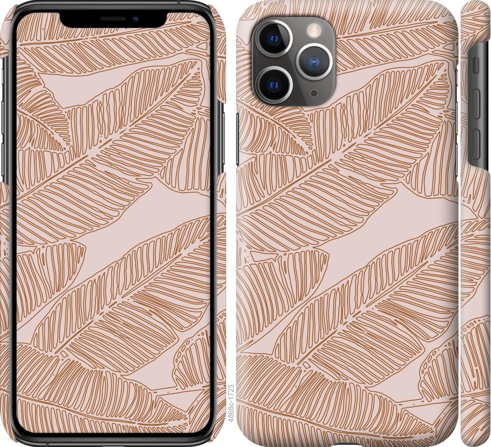 

Чохол на iPhone 11 Pro Max Листя банана