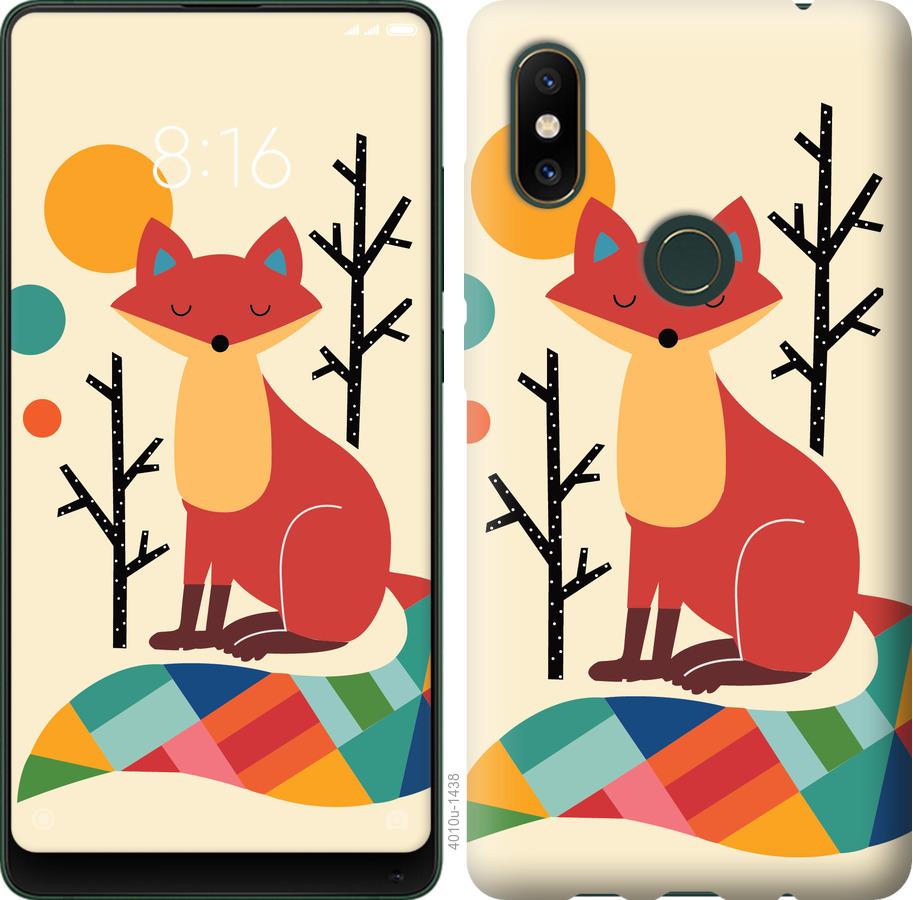 

Чехол на Xiaomi Mi Mix 2s Rainbow fox
