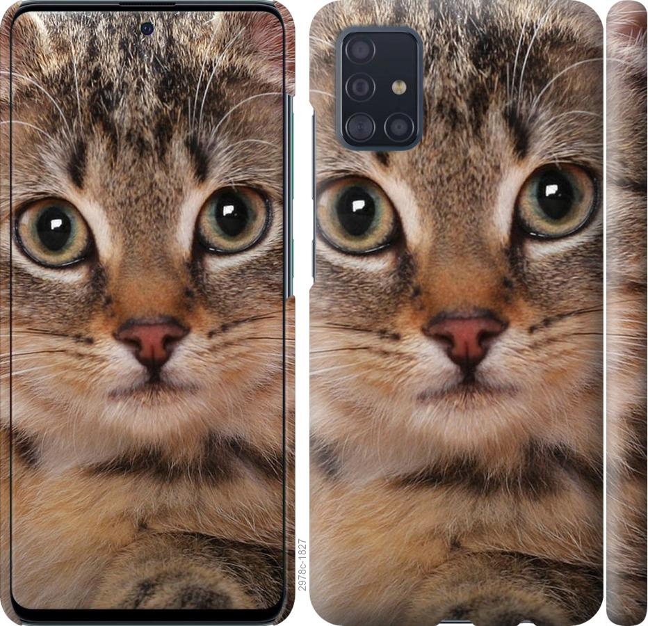 

Чехол на Samsung Galaxy A51 2020 A515F Полосатый котик