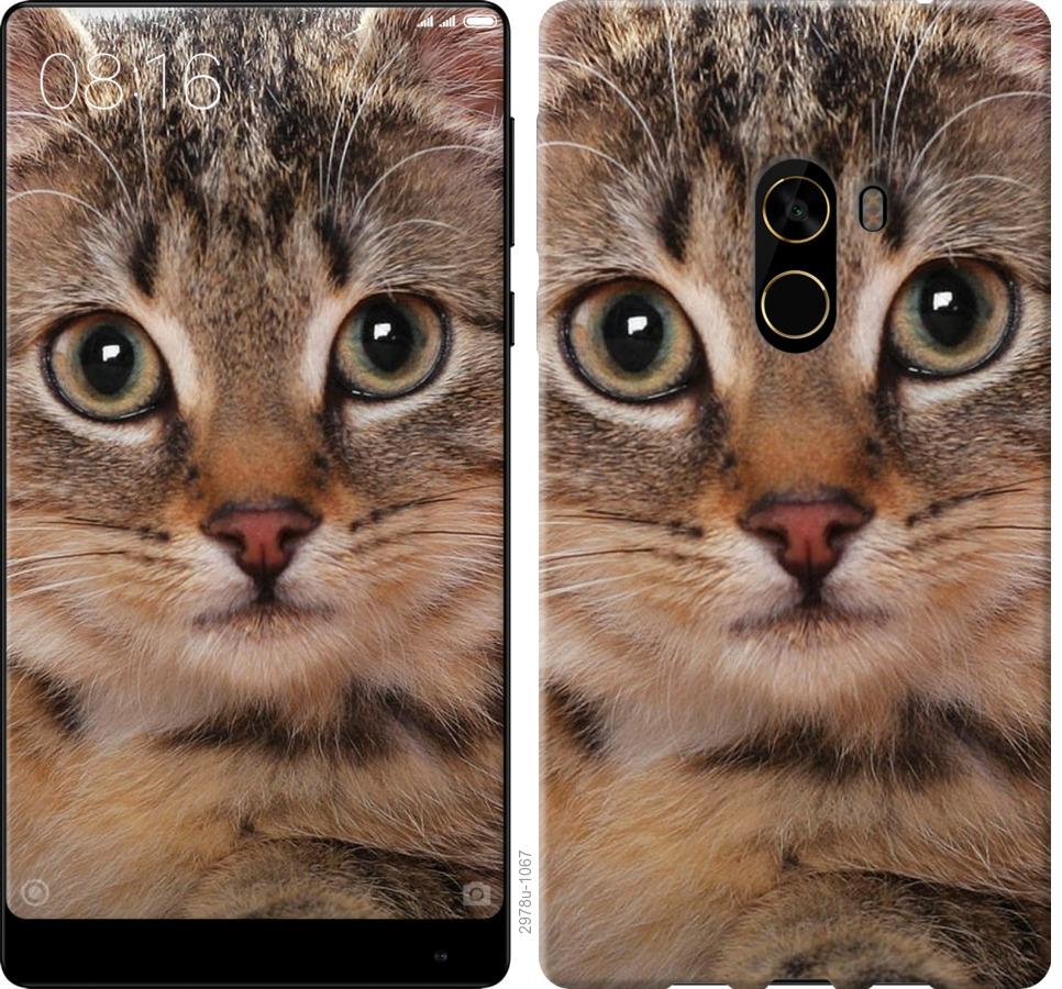 

Чехол на Xiaomi Mi MiX 2 Полосатый котик