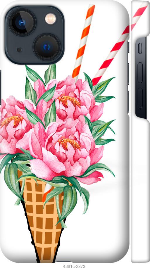 

Чохол на iPhone 13 Mini Морозиво-піони