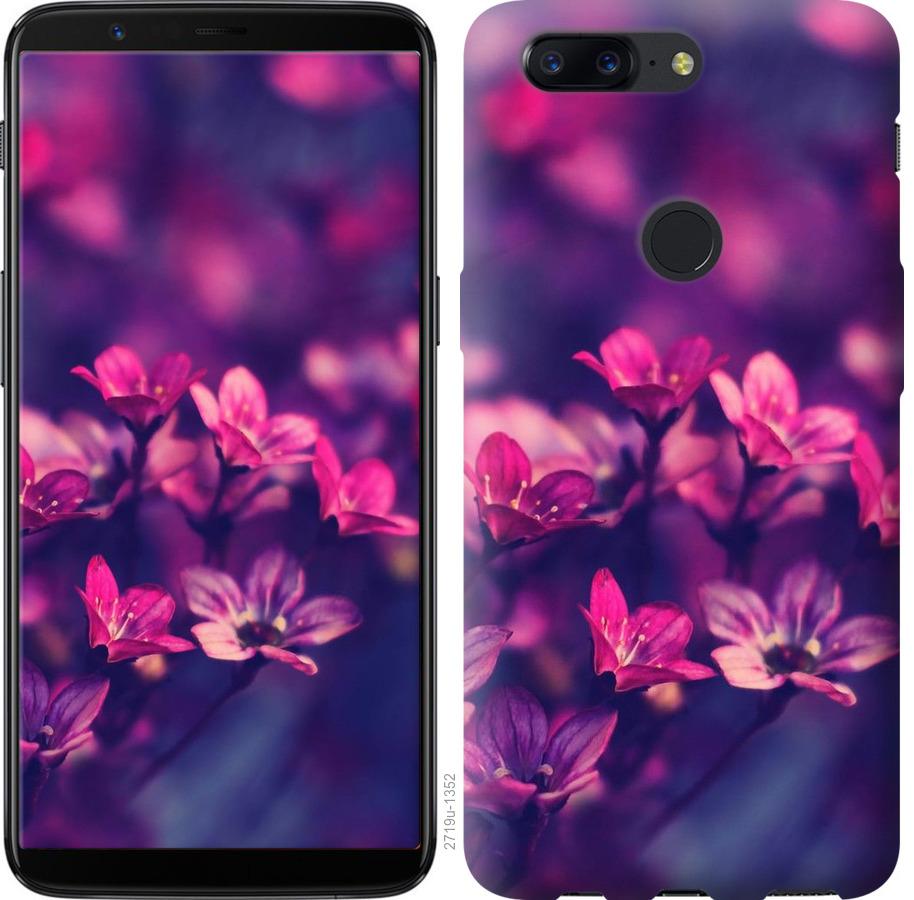 

Чохол на OnePlus 5T Пурпурні квіти