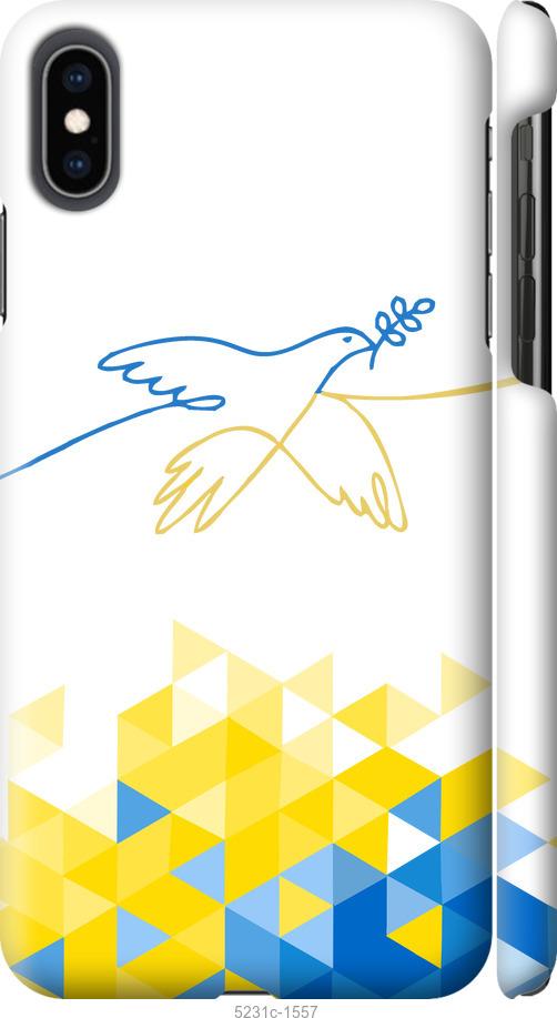 Чехол на iPhone XS Max Птица мира