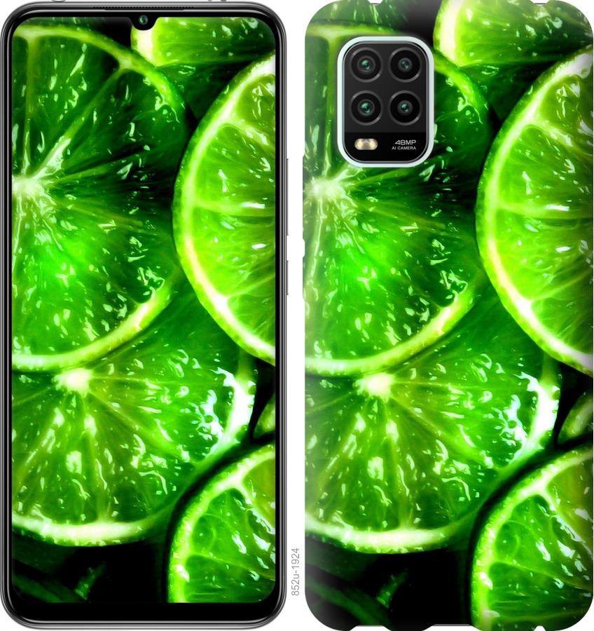 Чохол на Xiaomi Mi 10 Lite Зелені часточки лимона