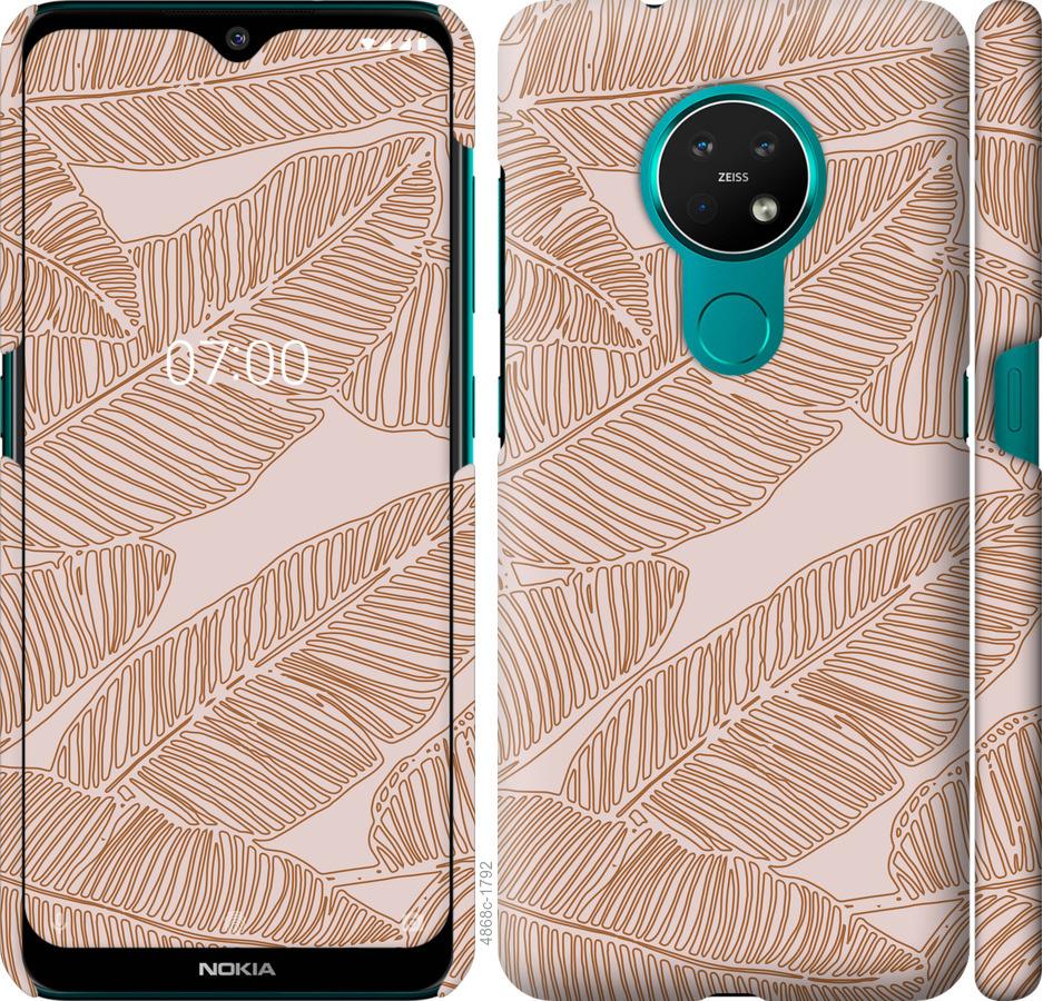 

Чехол на Nokia 6.2 Листья банана