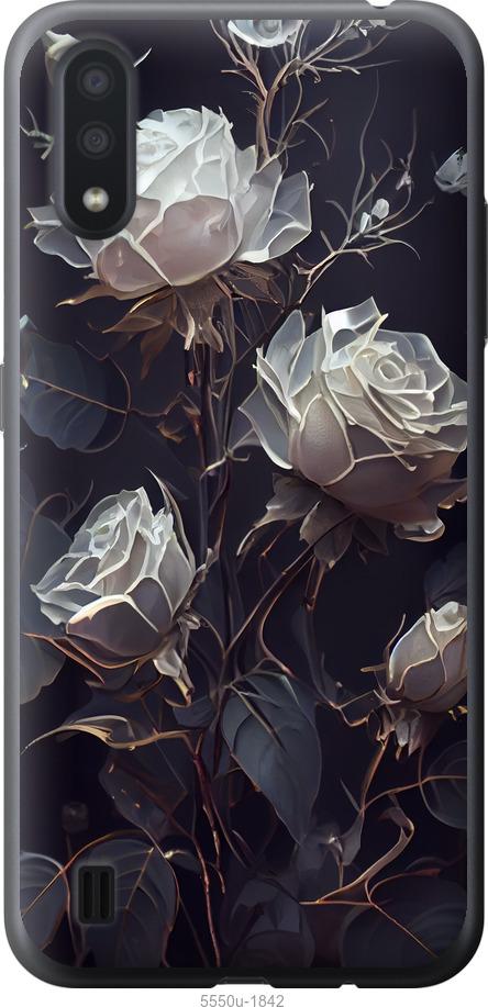 Чехол на Samsung Galaxy A01 A015F Розы 2