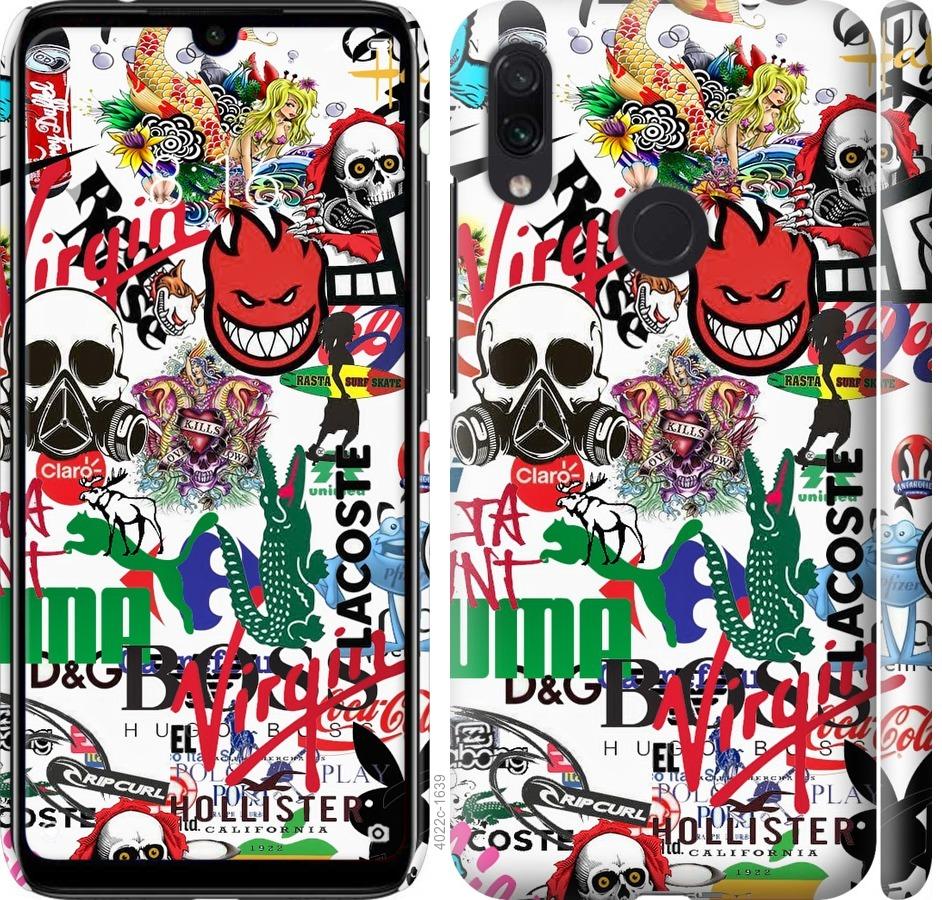 

Чохол на Xiaomi Redmi Note 7 Many different logos
