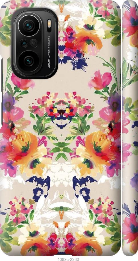 Чехол на Xiaomi Poco F3 Цветочный узор