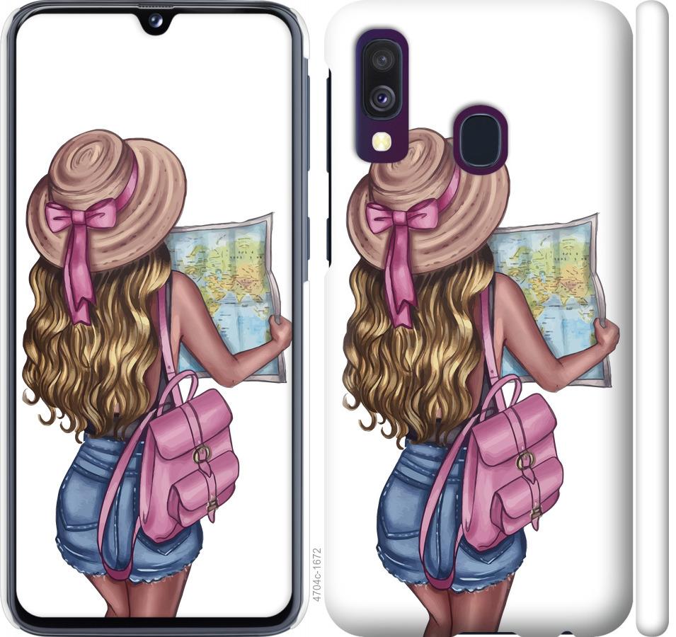 

Чохол на Samsung Galaxy A40 2019 A405F Дівчина з картою