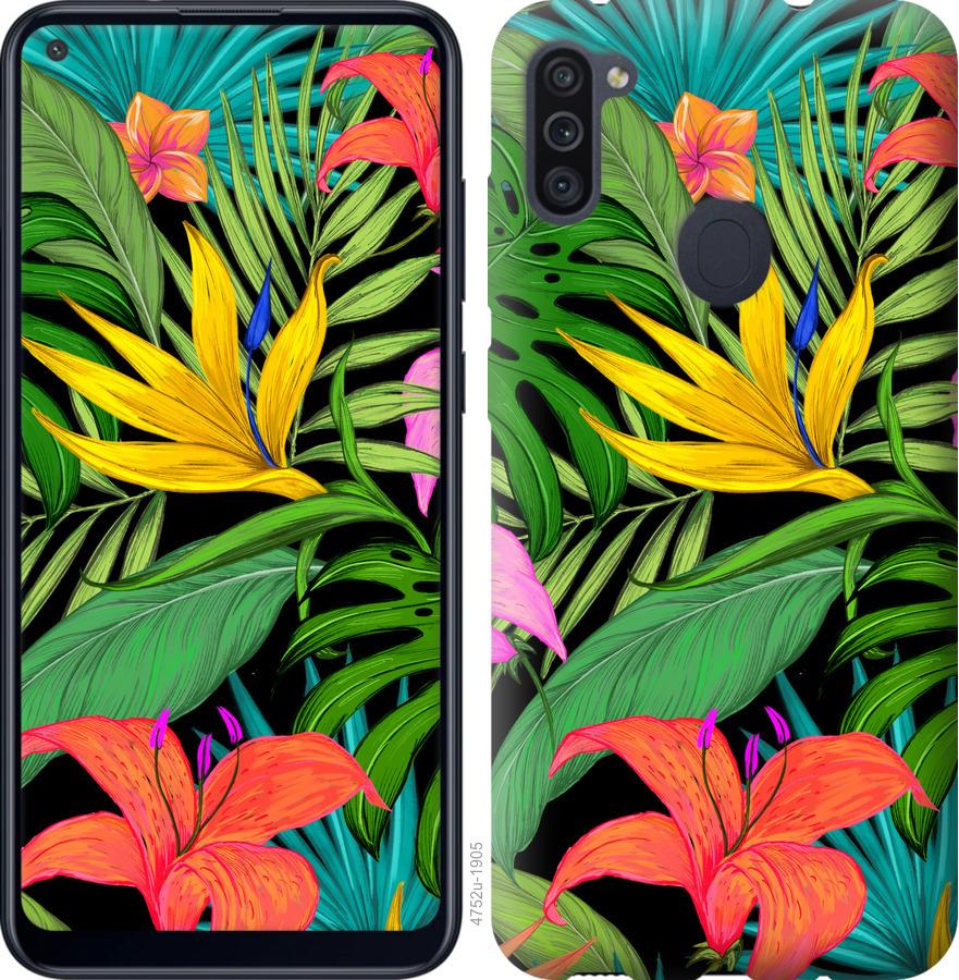 

Чохол на Samsung Galaxy M11 M115F Тропічні листя 1