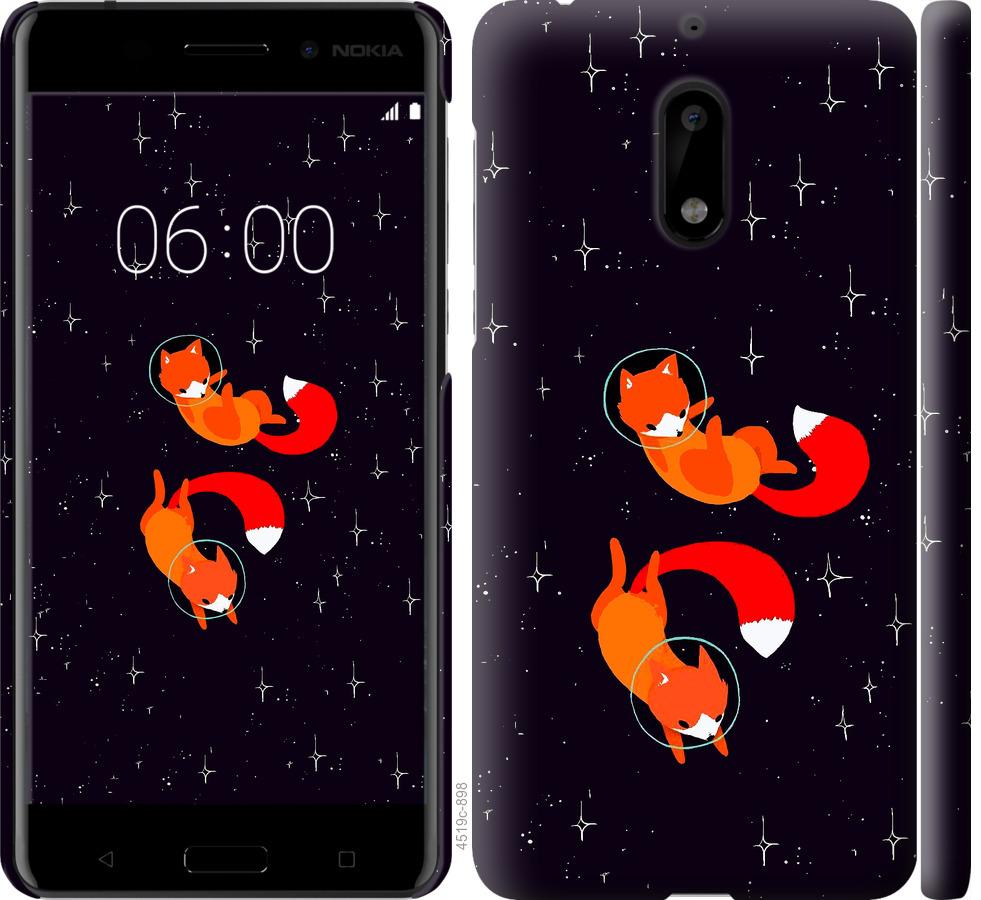 

Чохол на Nokia 6 Лисиці в космосі