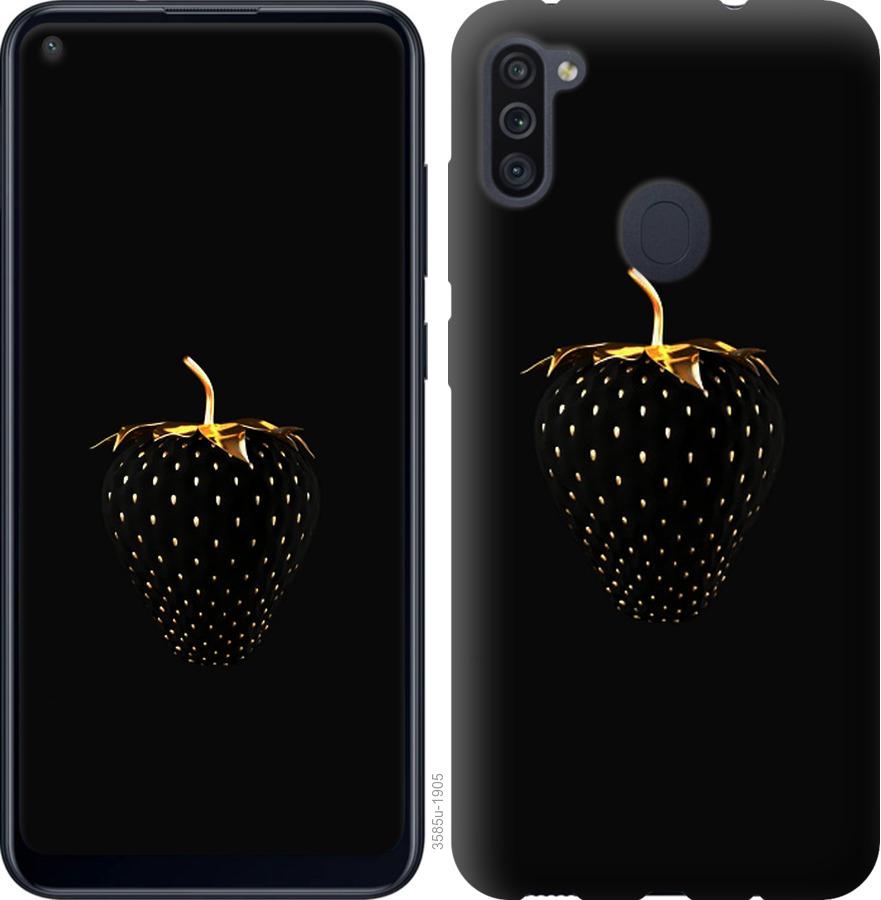 

Чохол на Samsung Galaxy A11 A115F Чорна полуниця