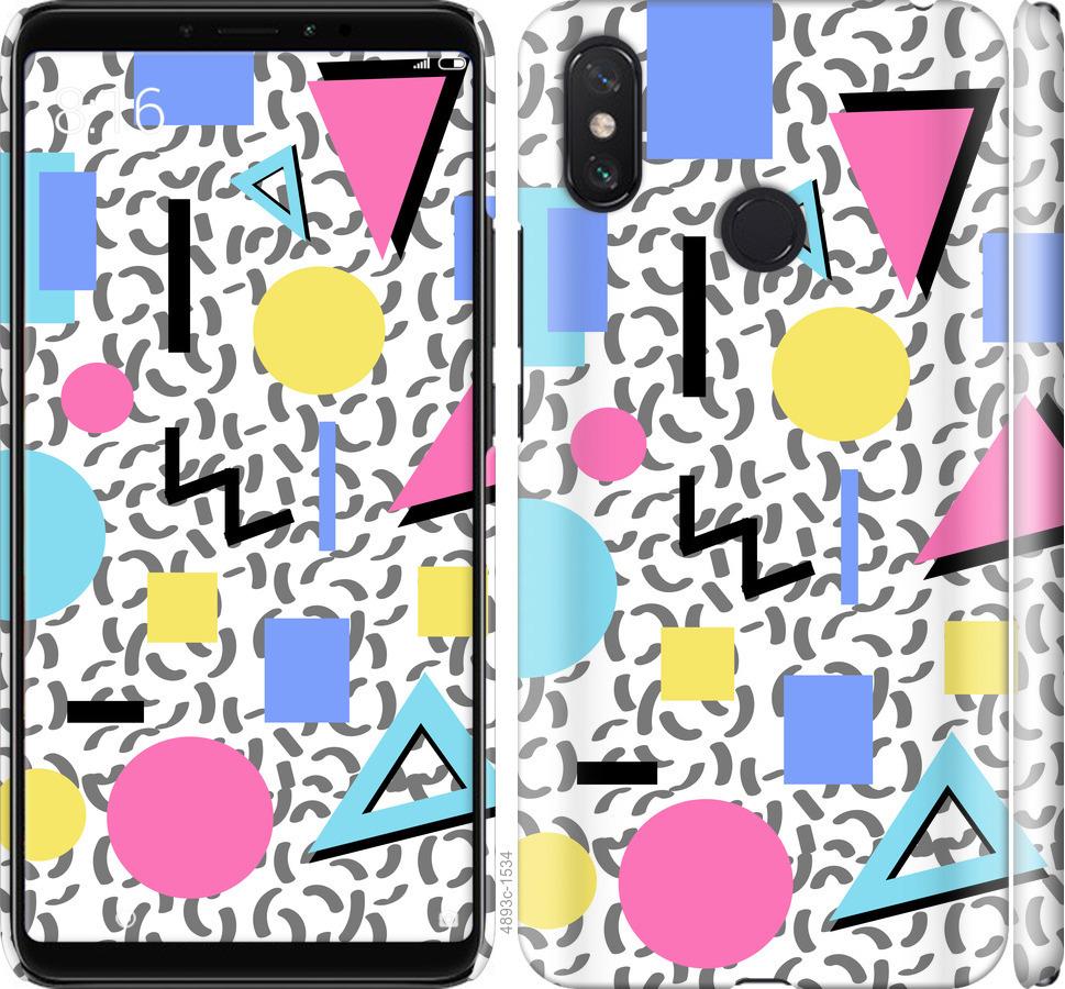 

Чехол на Xiaomi Mi Max 3 Color shapes