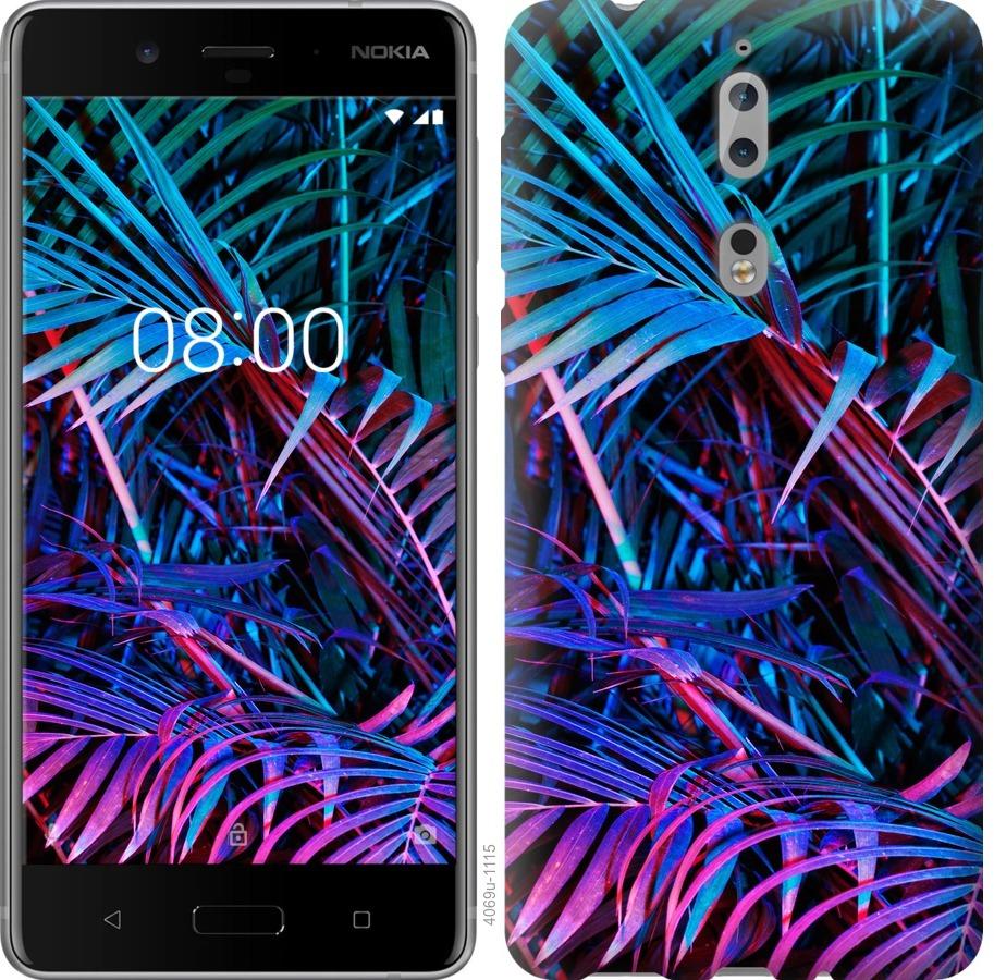 

Чохол на Nokia 8 Папороть під ультрафіолетом