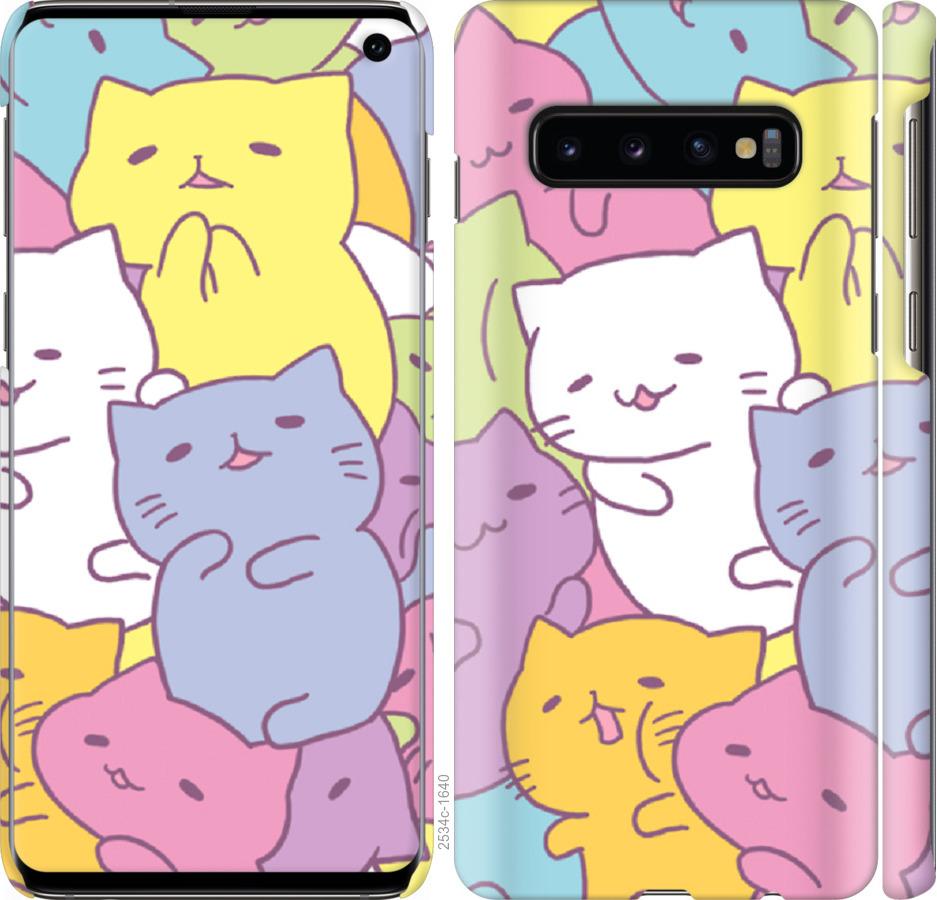 

Чехол на Samsung Galaxy S10 Котики