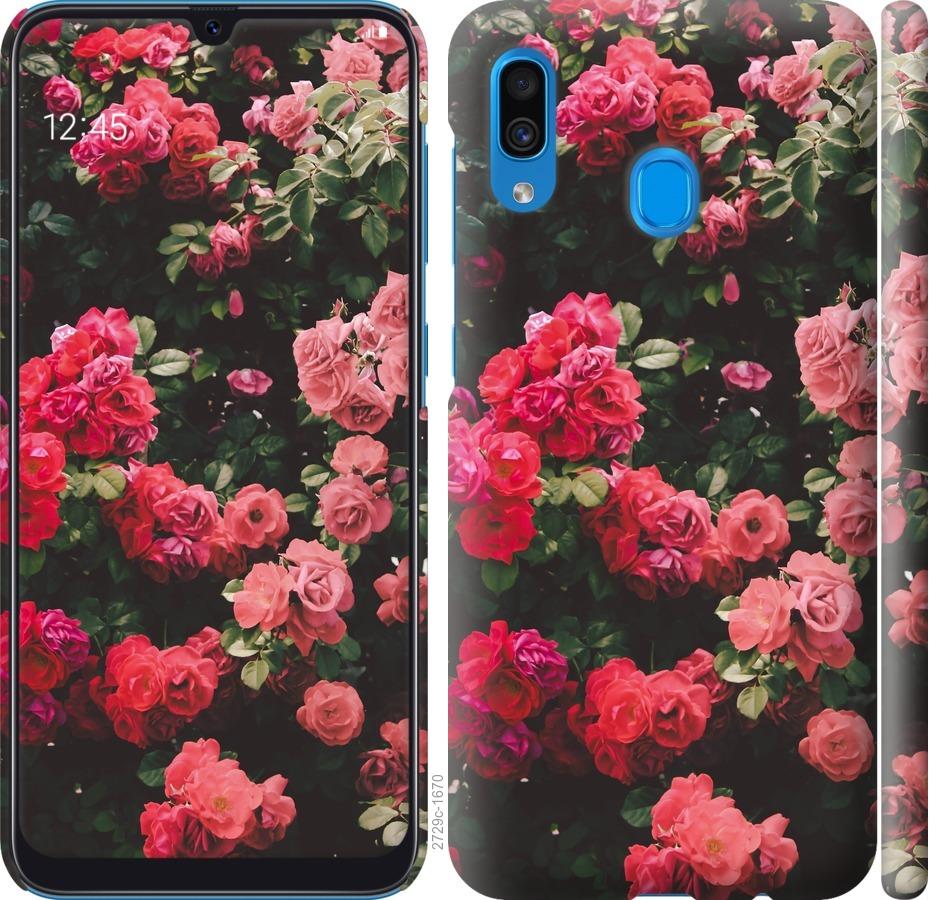 

Чехол на Samsung Galaxy A30 2019 A305F Куст с розами