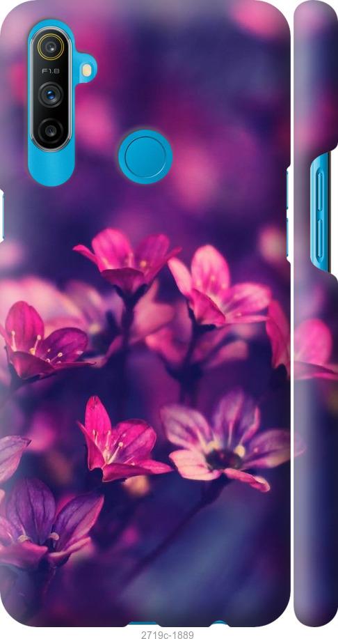 

Чехол на Realme C3 Пурпурные цветы