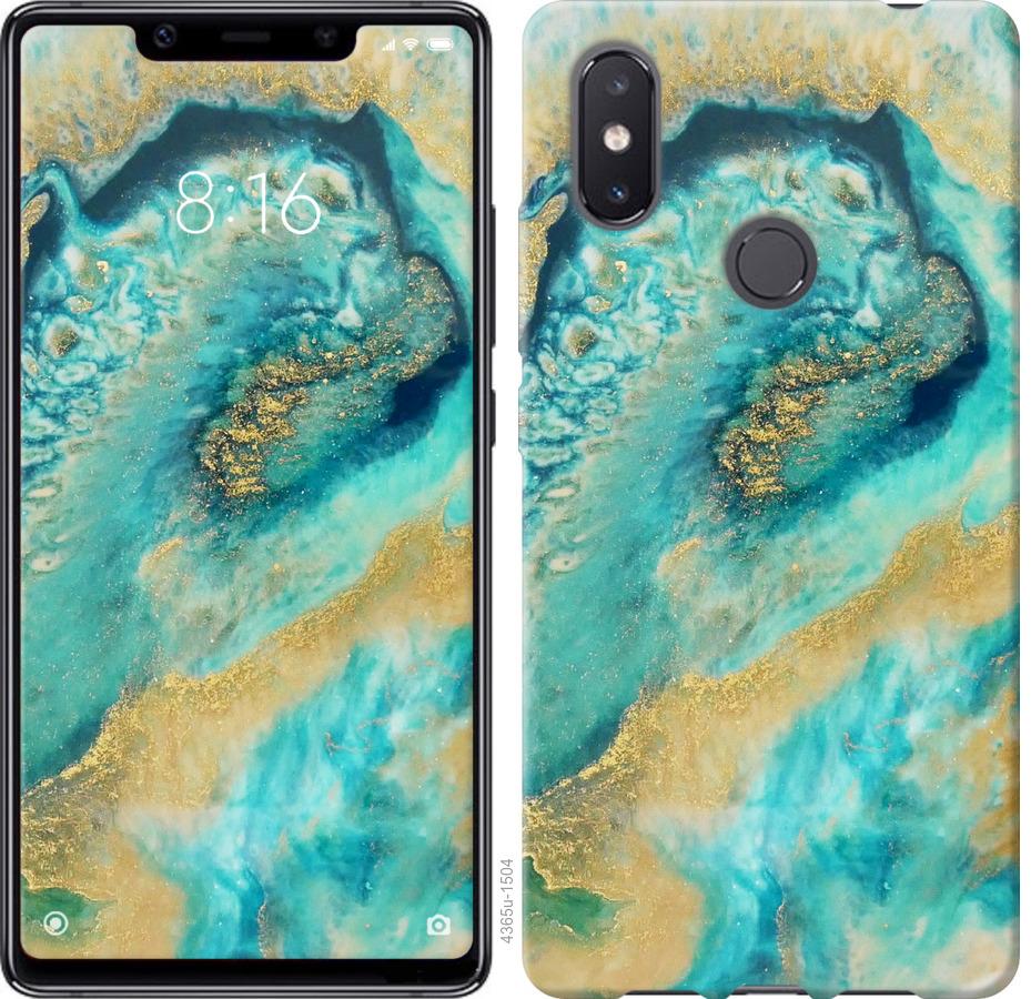 

Чехол на Xiaomi Mi8 SE Green marble