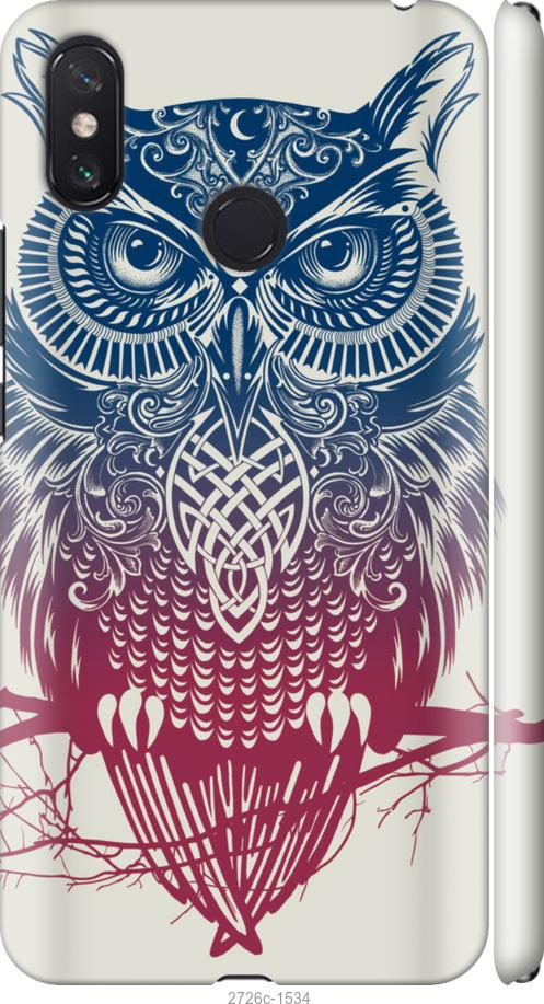 

Чехол на Xiaomi Mi Max 3 Сова 2