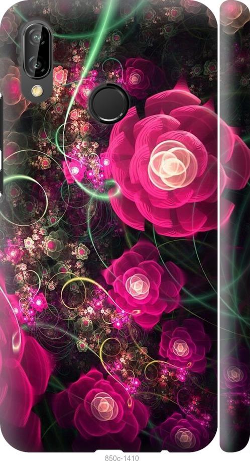 

Чехол на Huawei P20 Lite Абстрактные цветы 3