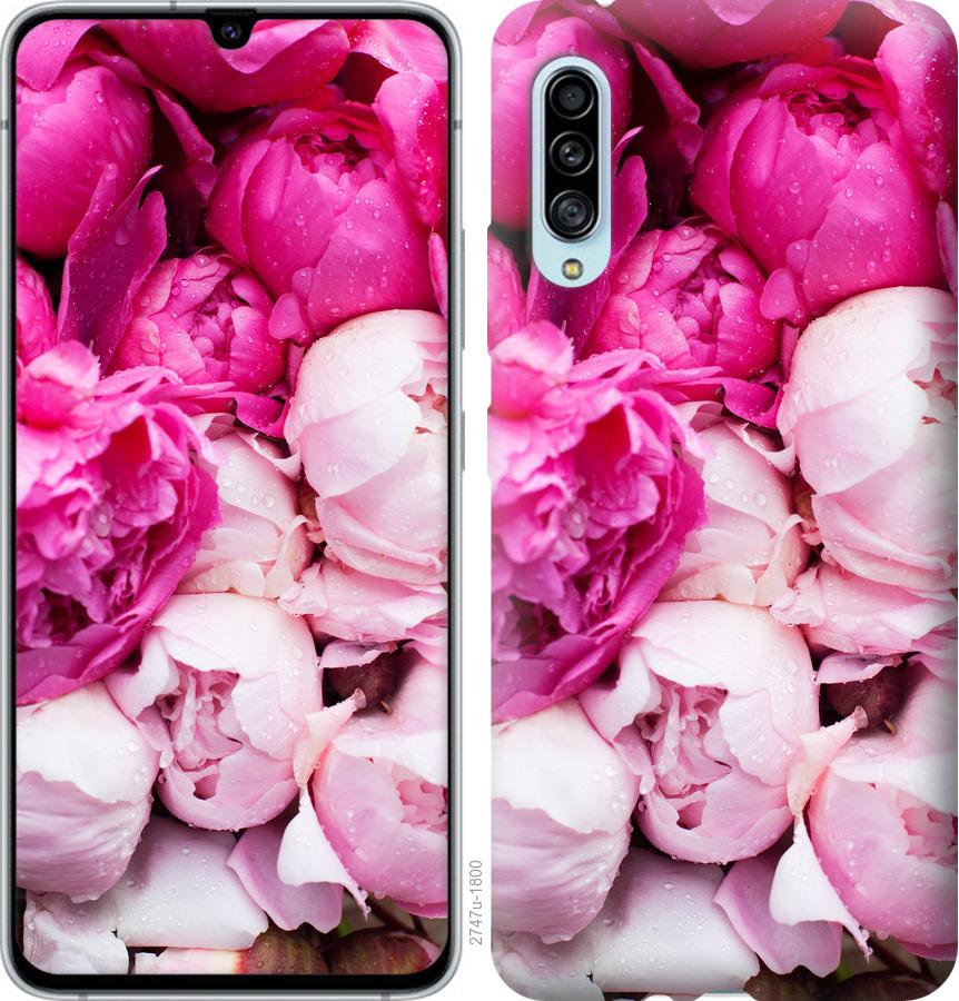 Чехол на Samsung Galaxy A90 5G Розовые пионы