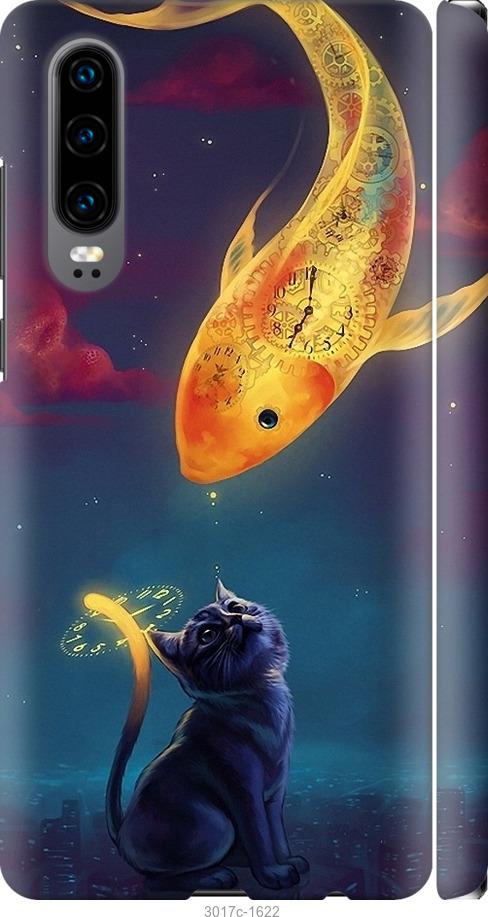 

Чехол на Huawei P30 Кошкин сон